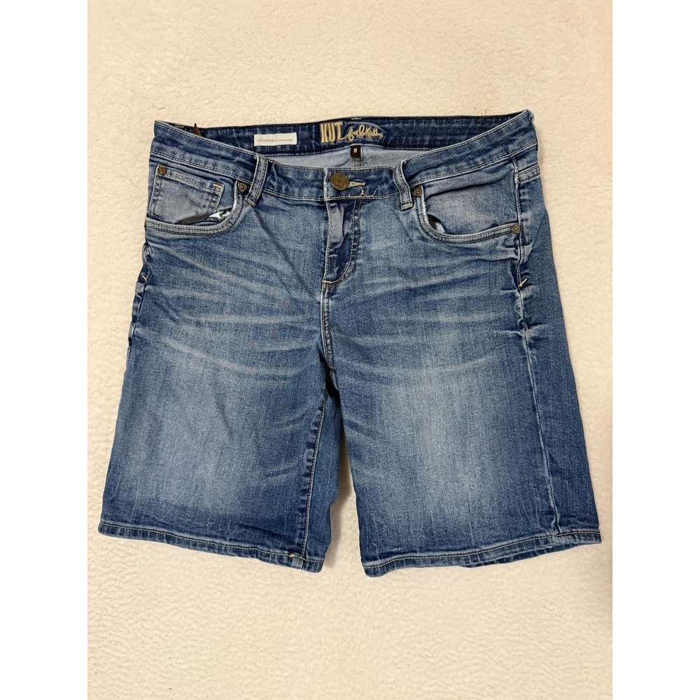 Kut from the Kloth Light Blue Denim Bermuda Shorts